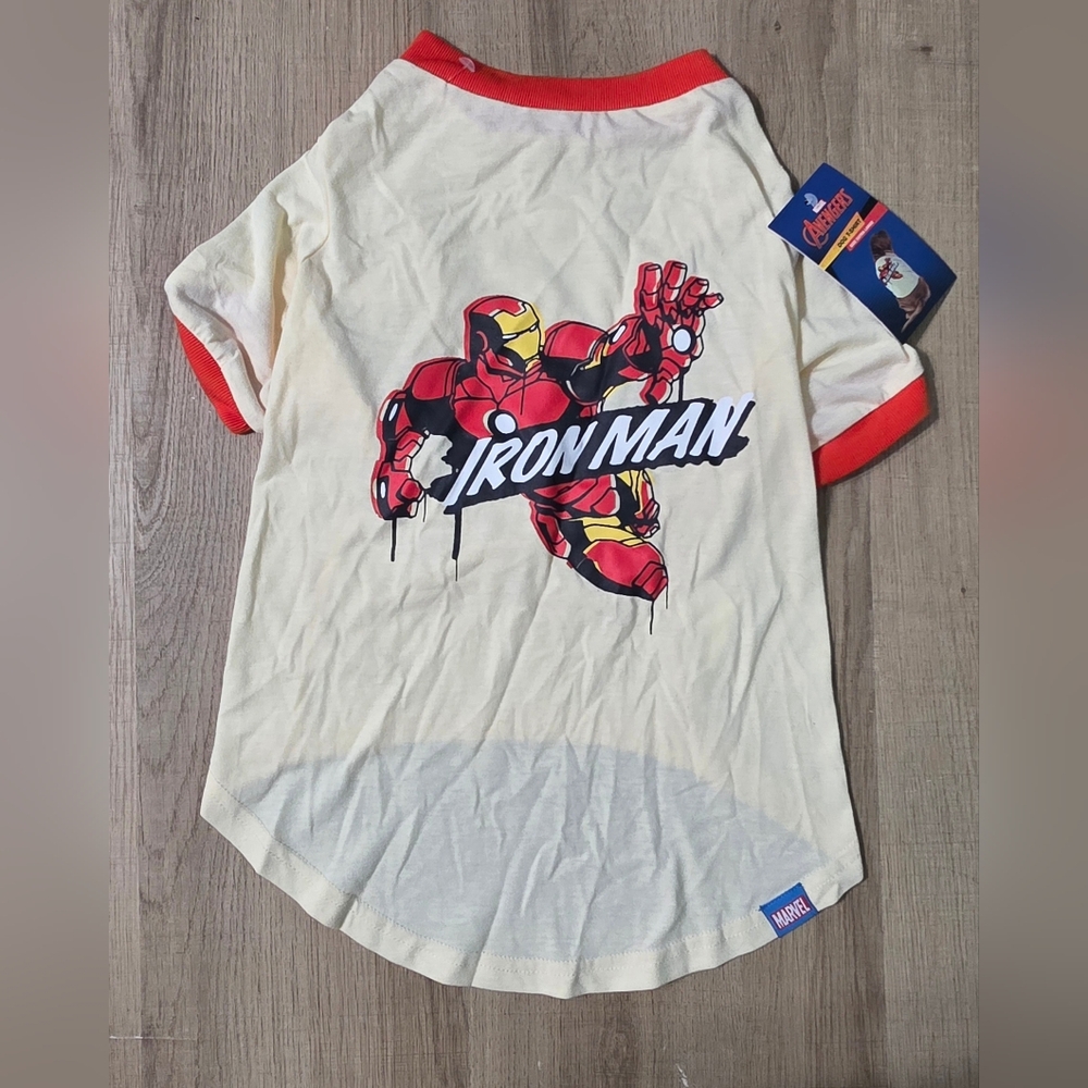 Marvel Avengers Iron Man Dog Tee - Size XL